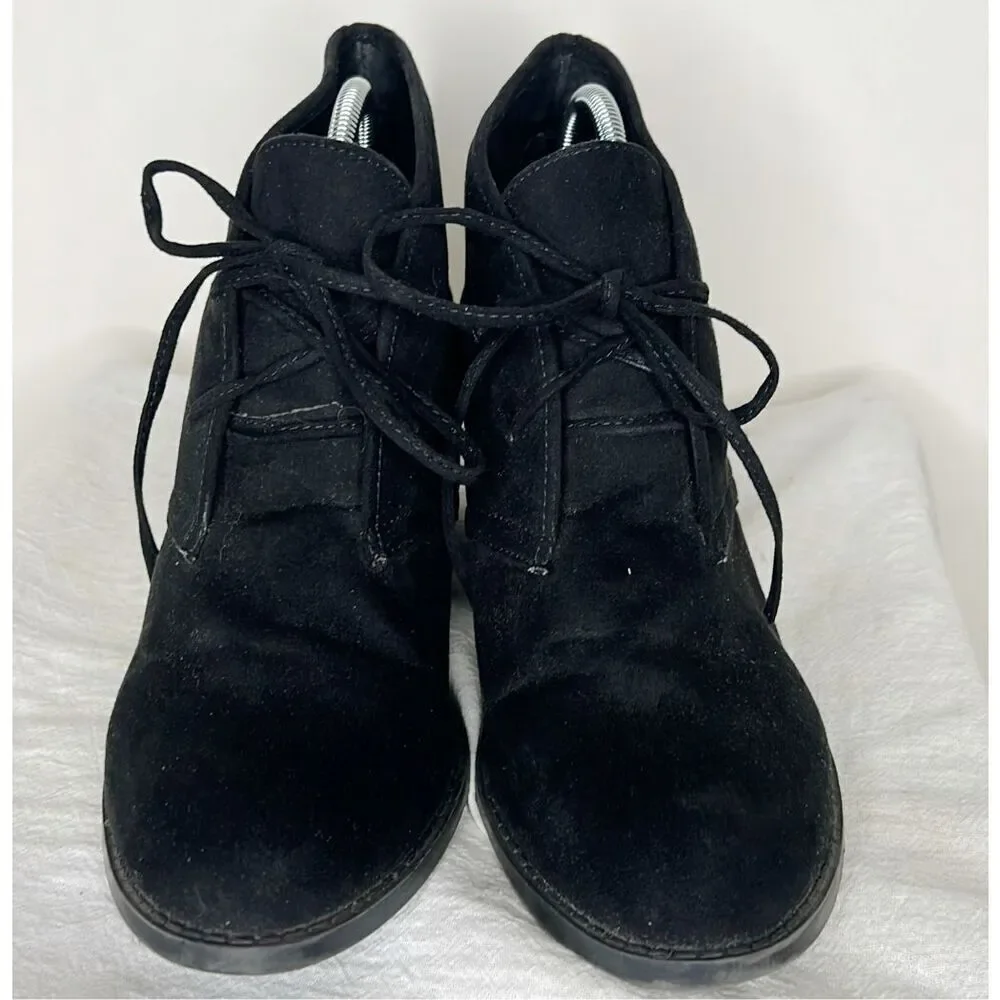 Carlos by Carlos Santana Graham Black Suede Ankle Boot Size 9